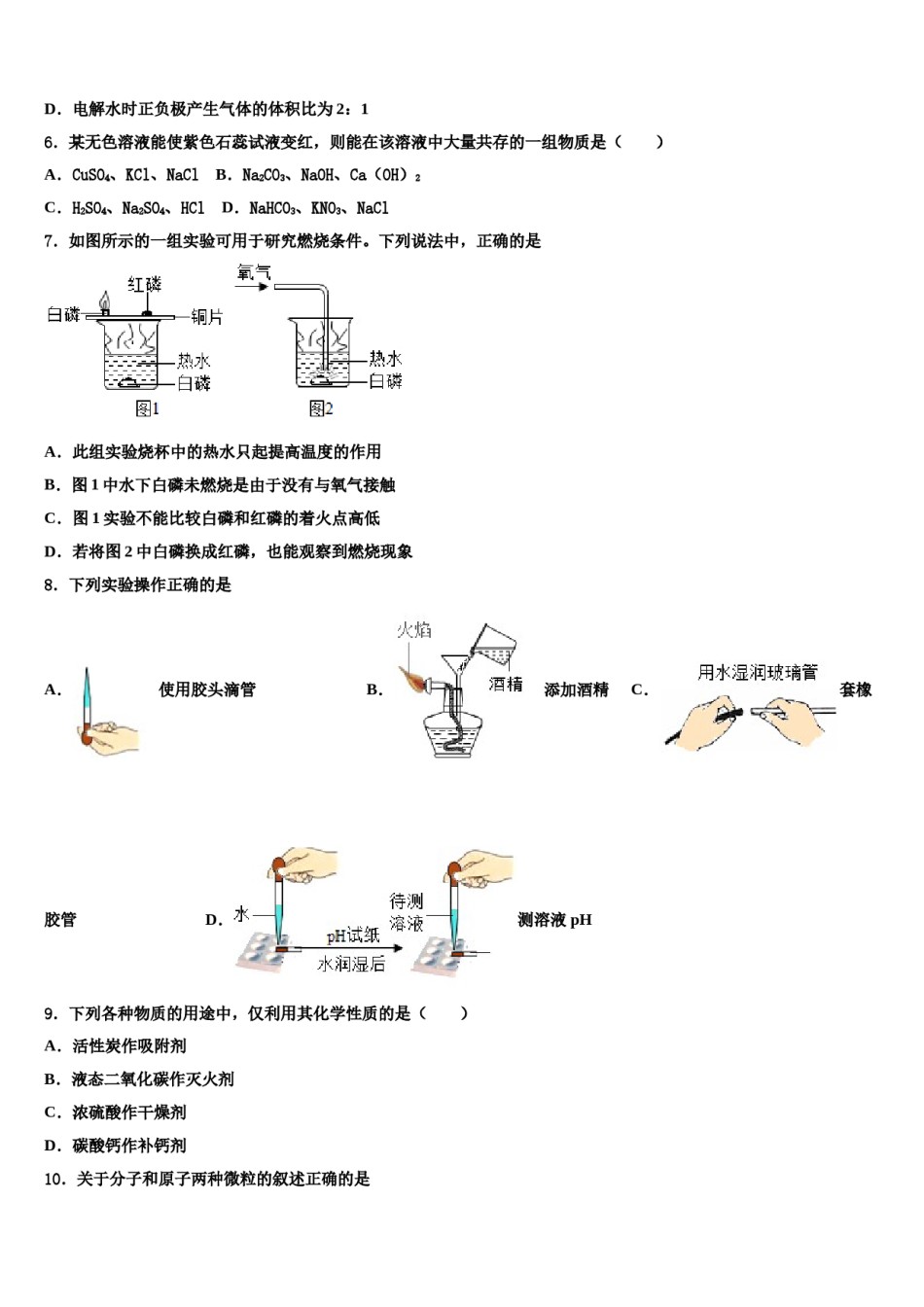 2023-2024学年辽宁省沈阳市大东区达标名校中考四模化学试题含解析.doc_第2页