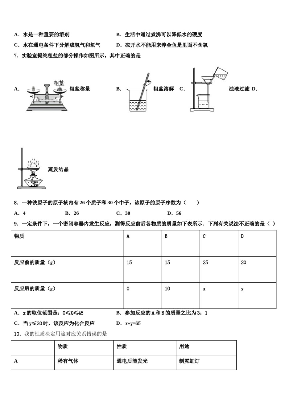 2023-2024学年辽宁省沈阳市第一四三中学中考二模化学试题含解析.doc_第2页