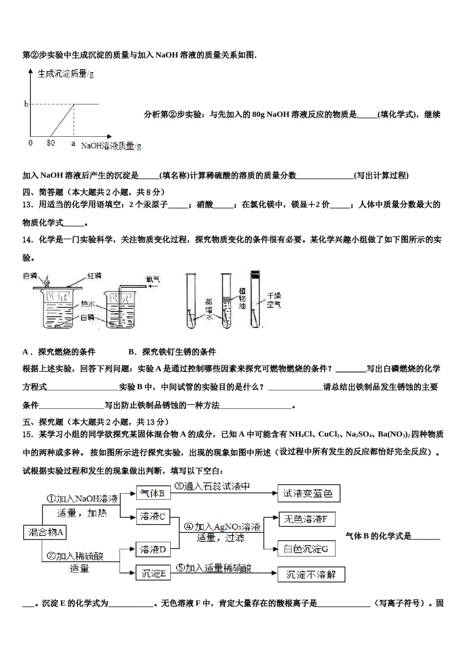 2023-2024学年重庆市梁平区重点达标名校中考化学适应性模拟试题含解析.doc_第3页