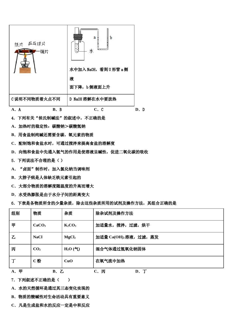 2024届内蒙古巴彦淖尔市重点中学中考化学猜题卷含解析.doc_第2页