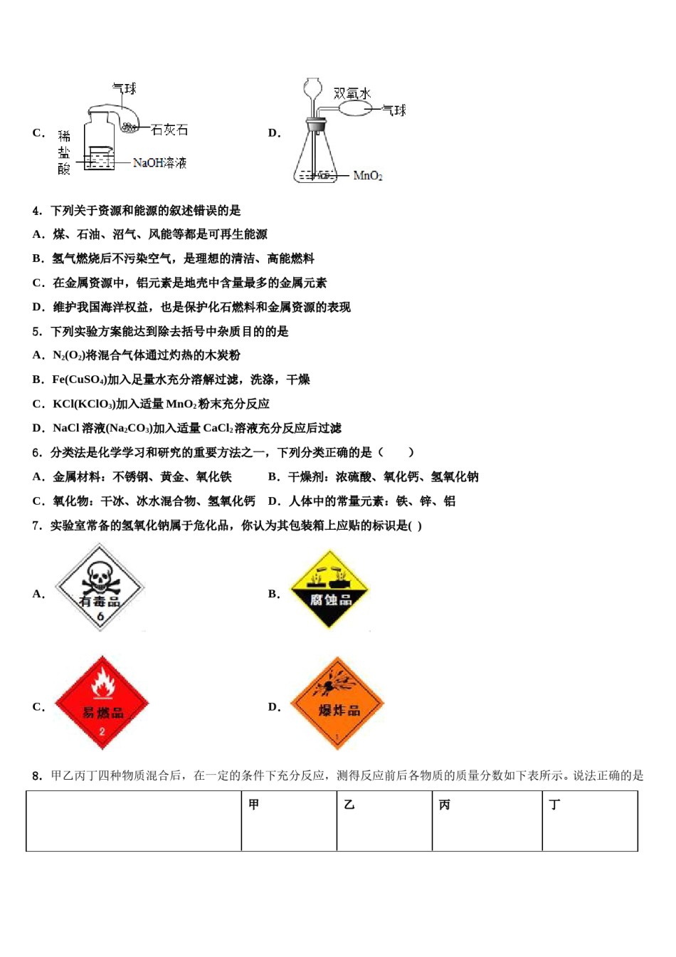 2024届北京市昌平区昌平区第二中学中考化学押题试卷含解析.doc_第2页