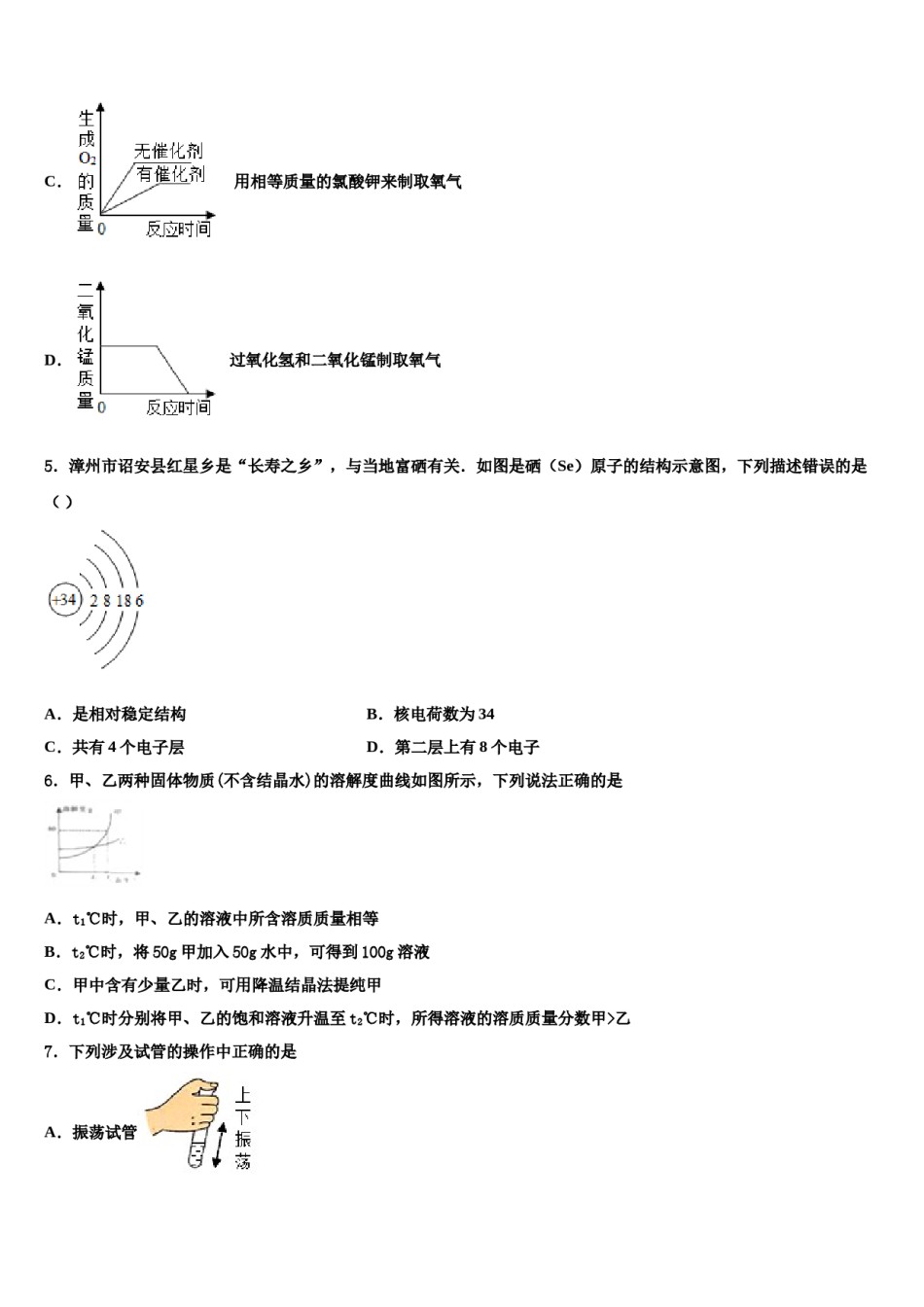 2024届北京师范大朝阳附属中学十校联考最后化学试题含解析.doc_第2页