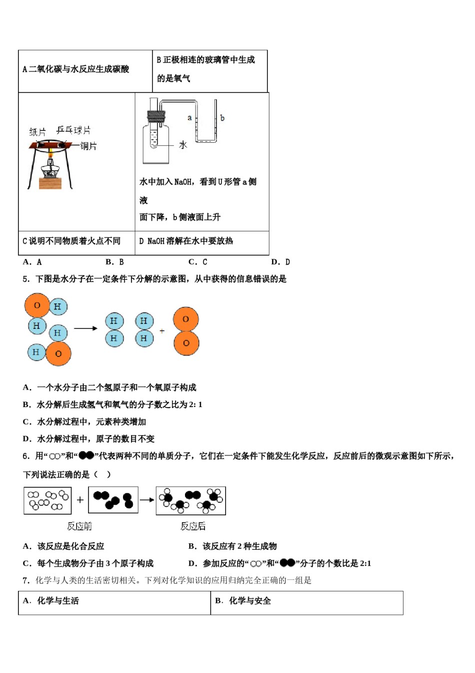 2024届吉林省延边州安图县中考化学适应性模拟试题含解析.doc_第2页