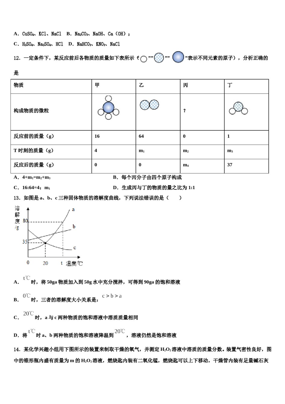 2024届四川省成都市八中中考化学仿真试卷含解析.doc_第3页