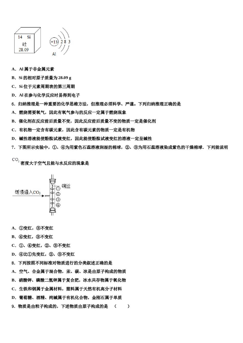 2024届四川省阆中学市重点名校中考化学四模试卷含解析.doc_第2页