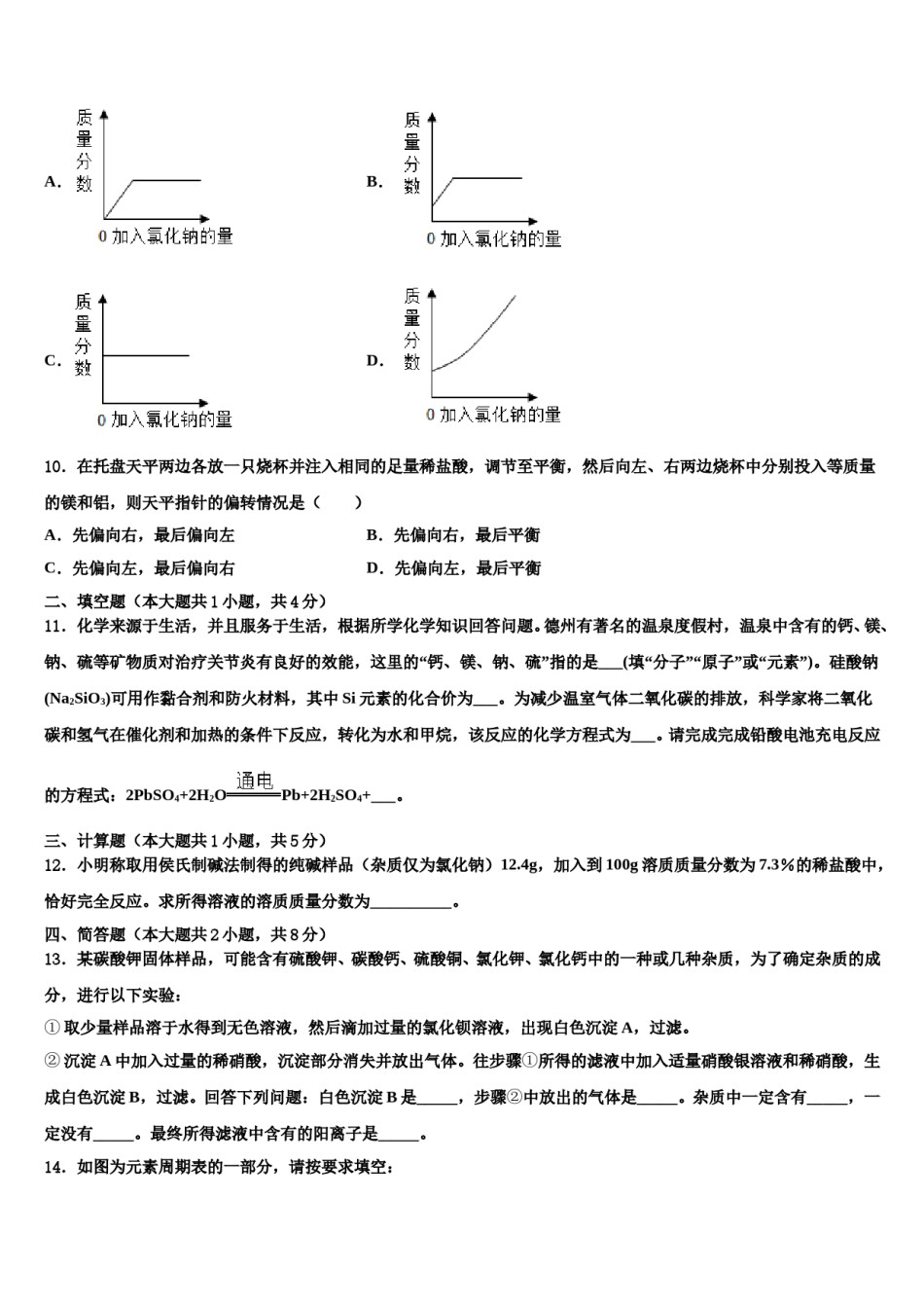2024届山东省东平县实验中学中考化学模试卷含解析.doc_第3页