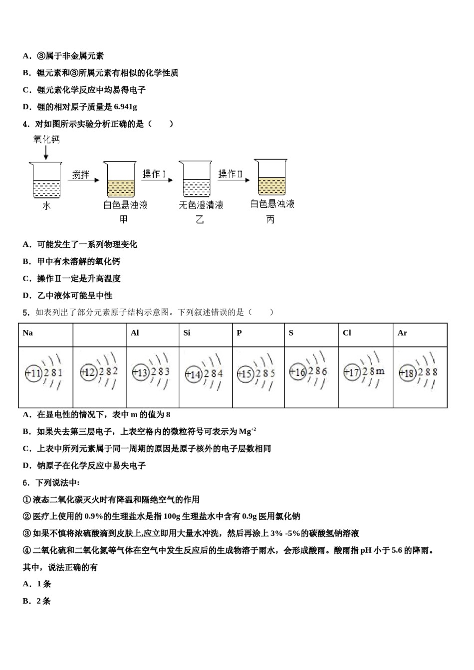2024届山东省济南历下区中考押题化学预测卷含解析.doc_第2页