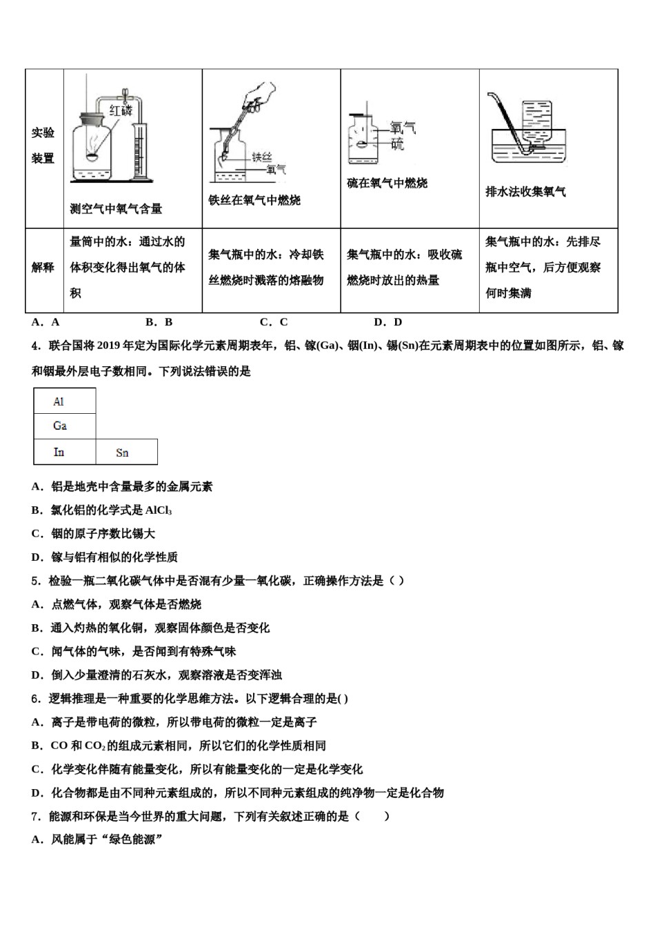 2024届山东省淄博市高青县重点中学毕业升学考试模拟卷化学卷含解析.doc_第2页