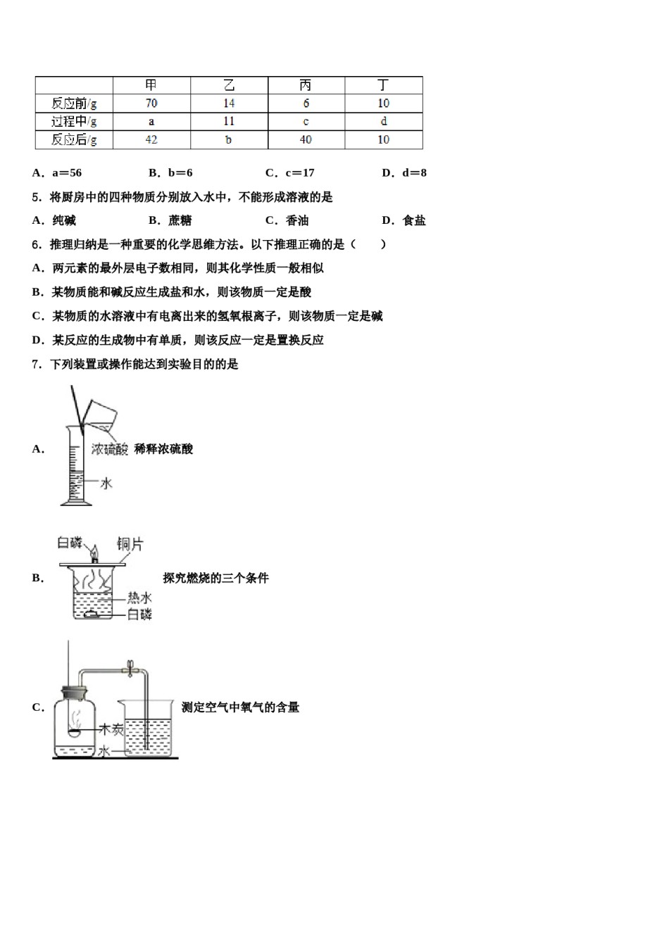 2024届山东省菏泽市牡丹区牡丹中学中考考前最后一卷化学试卷含解析.doc_第2页