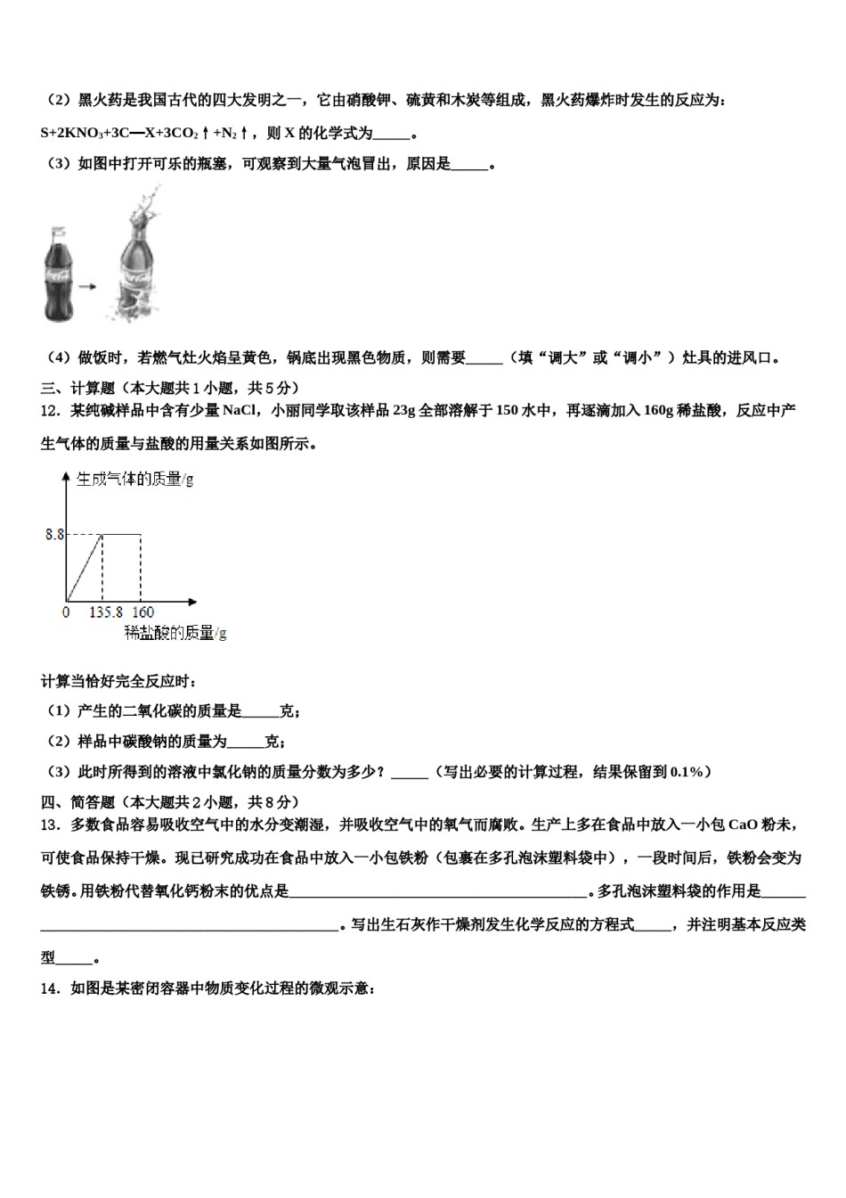 2024届广东省梅州市名校中考化学适应性模拟试题含解析.doc_第3页