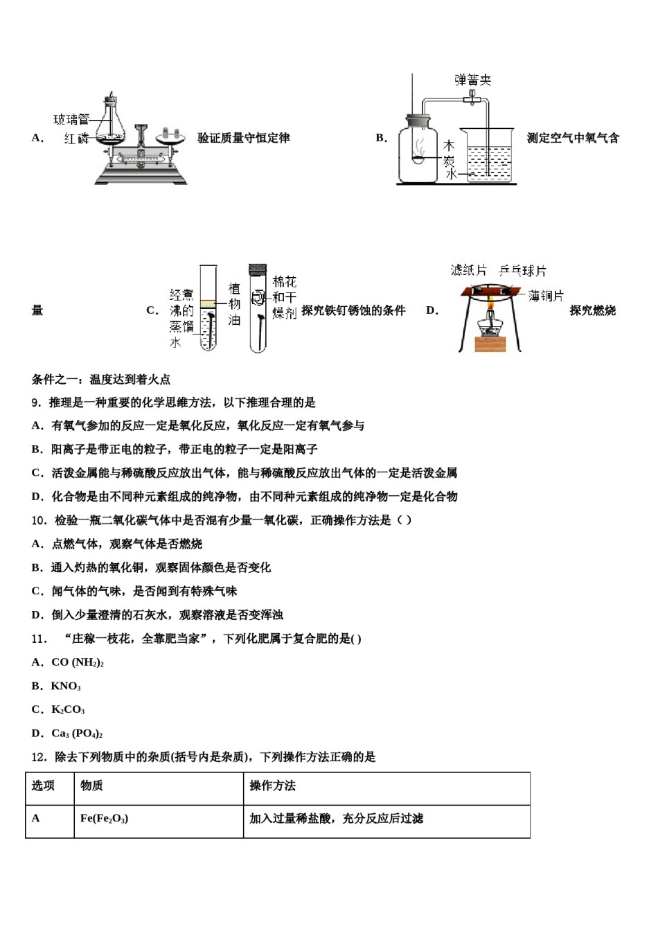 2024届广东省茂名市十校联考中考联考化学试题含解析.doc_第3页