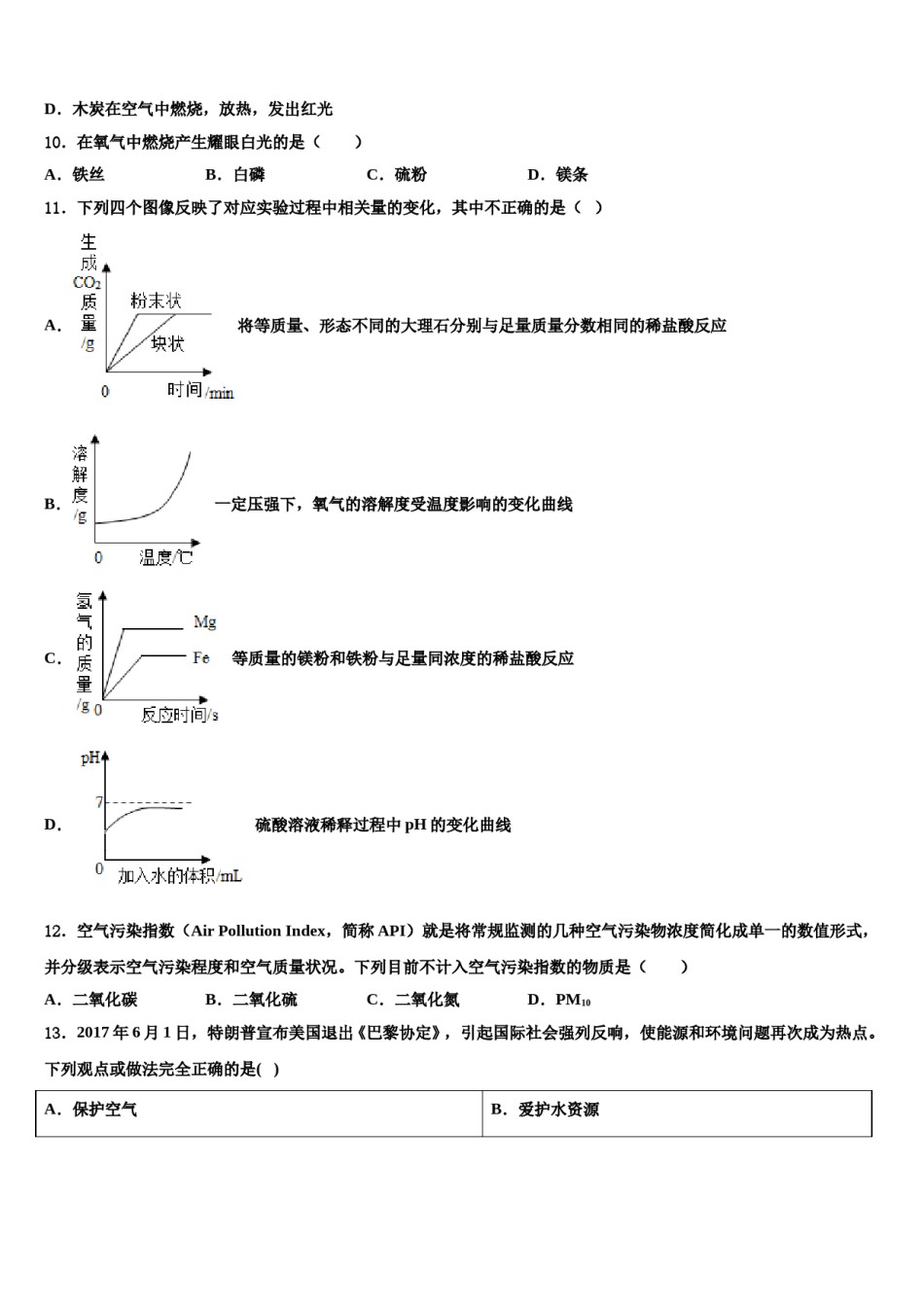 2024届广东省莲下重点名校中考化学最后冲刺模拟试卷含解析.doc_第3页