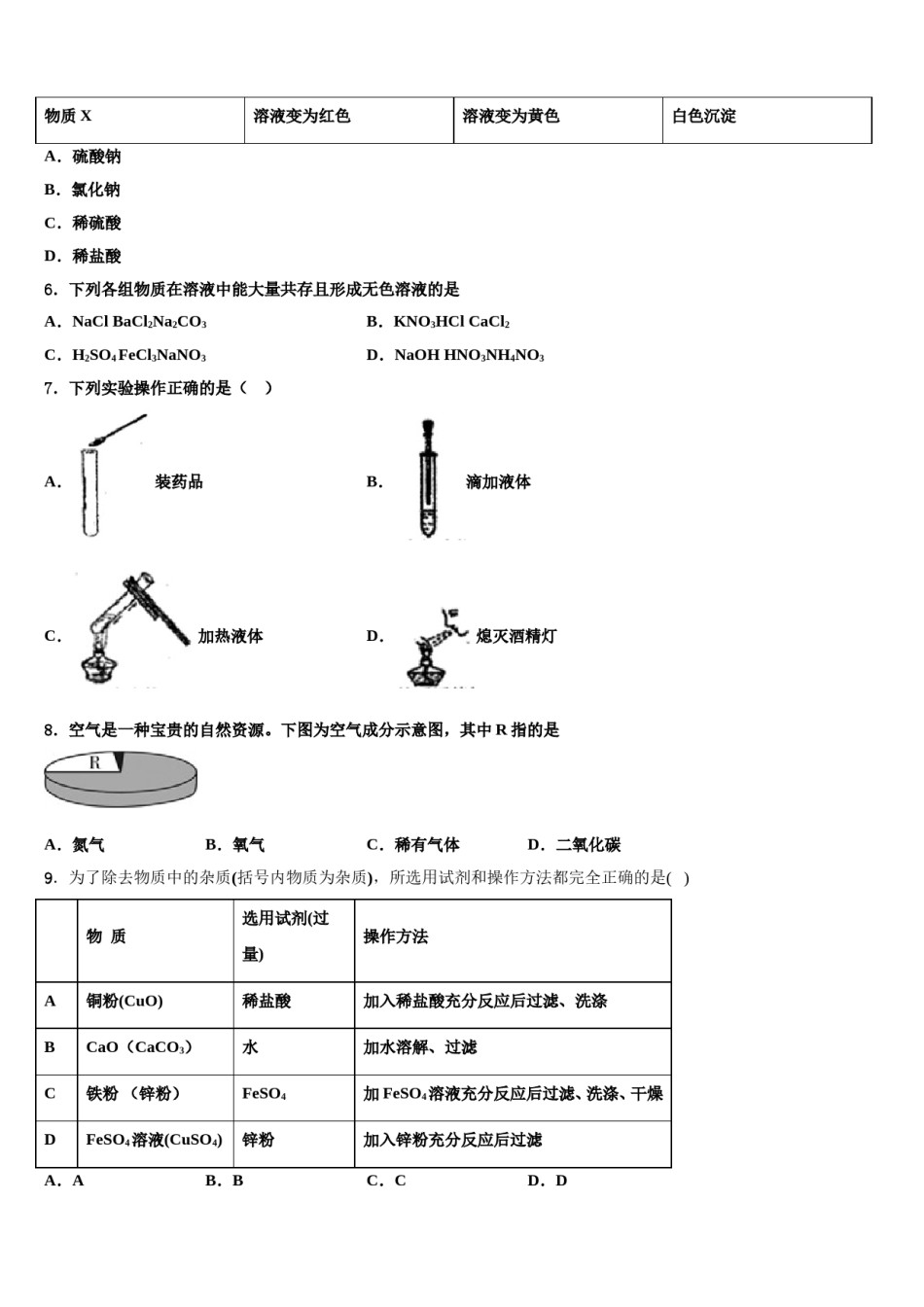 2024届广西南宁市广西大学附属中学中考化学全真模拟试题含解析.doc_第2页