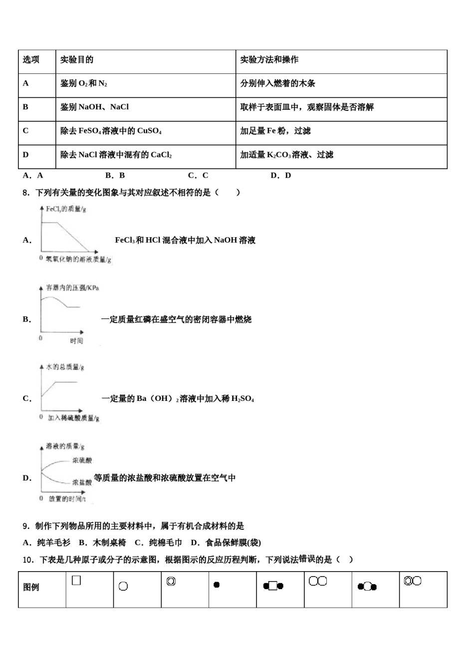 2024届扬州市江都区实验重点名校中考化学全真模拟试题含解析.doc_第3页