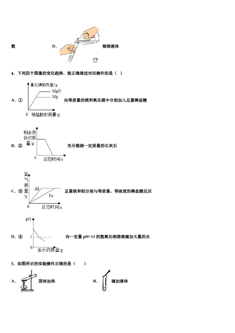 2024届江苏省南京市新城中学中考押题化学预测卷含解析.doc_第2页