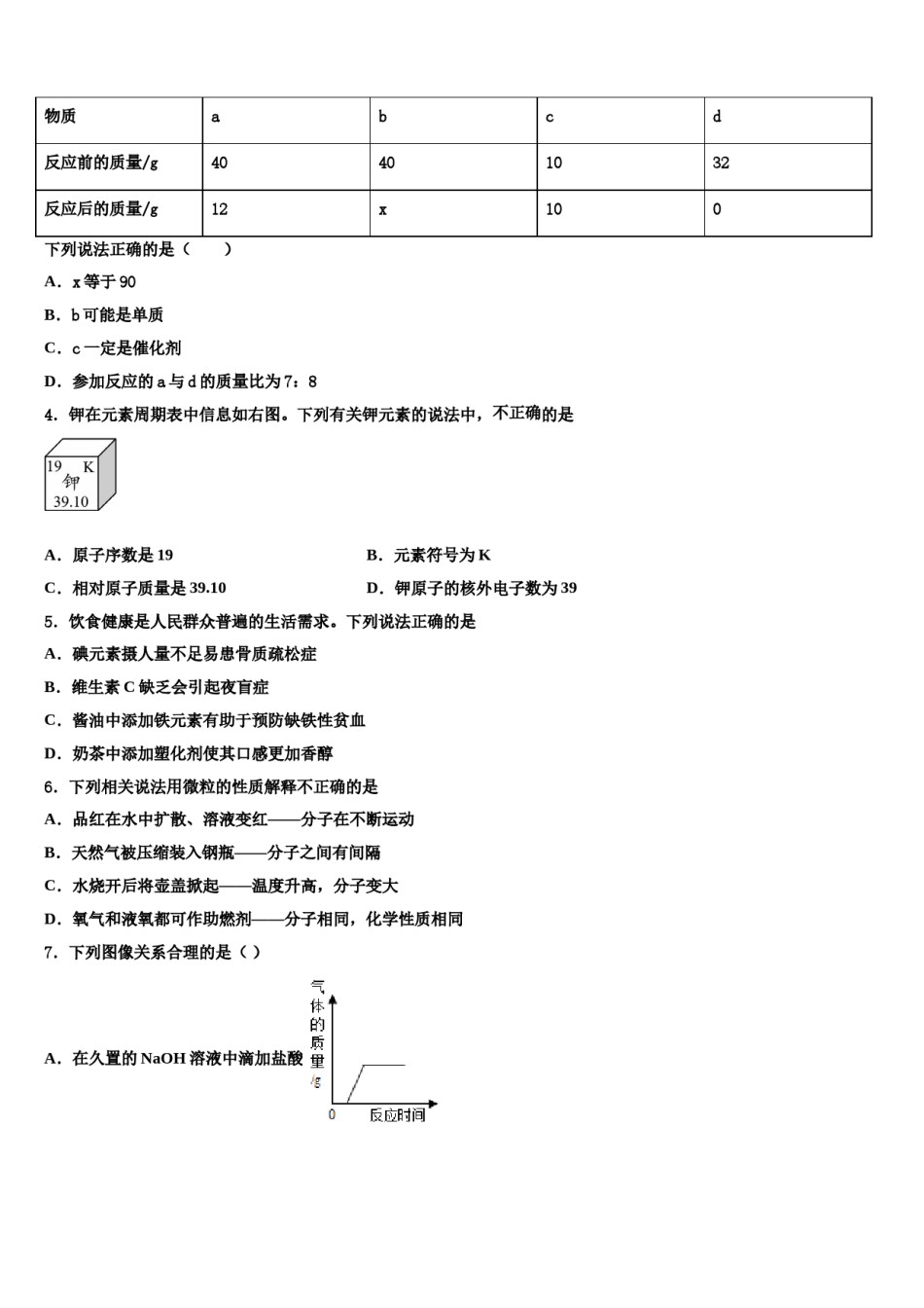 2024届江苏省南京师范江宁分校中考化学押题试卷含解析.doc_第2页