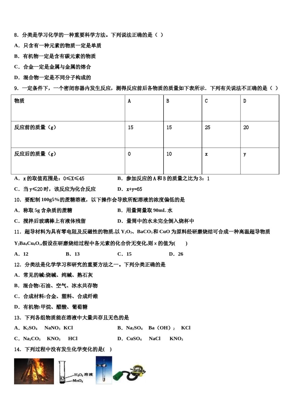 2024届江苏省徐州市新城实验校中考猜题化学试卷含解析.doc_第2页