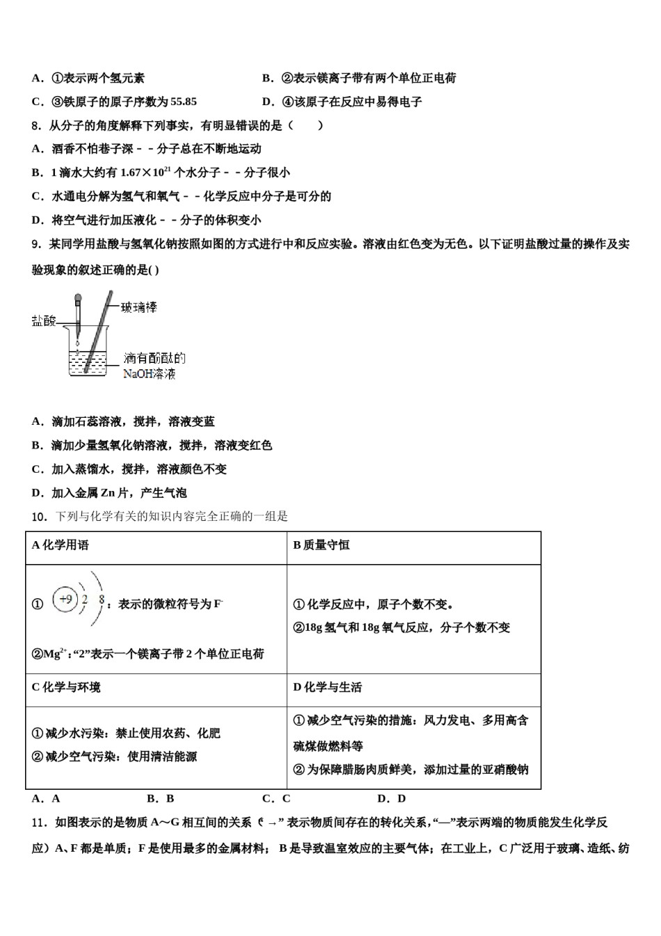 2024届河北省承德兴隆县联考中考联考化学试卷含解析.doc_第2页