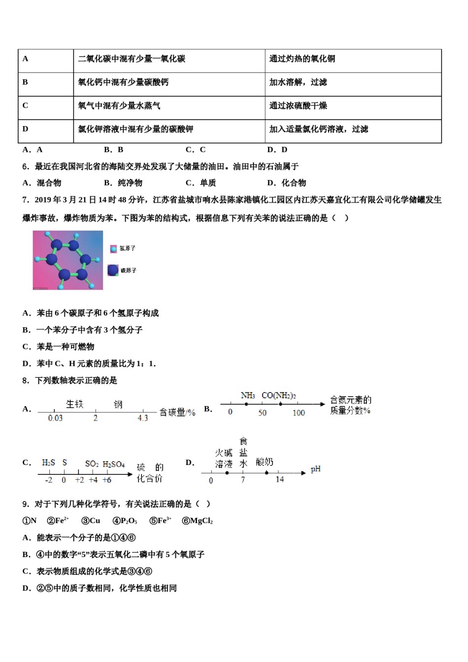 2024届河南省郑州汝州区五校联考中考押题化学预测卷含解析.doc_第2页