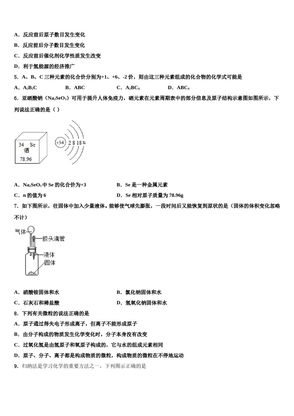 2024届湖北省武汉经济技术开发区第一初级中学中考猜题化学试卷含解析.doc_第2页