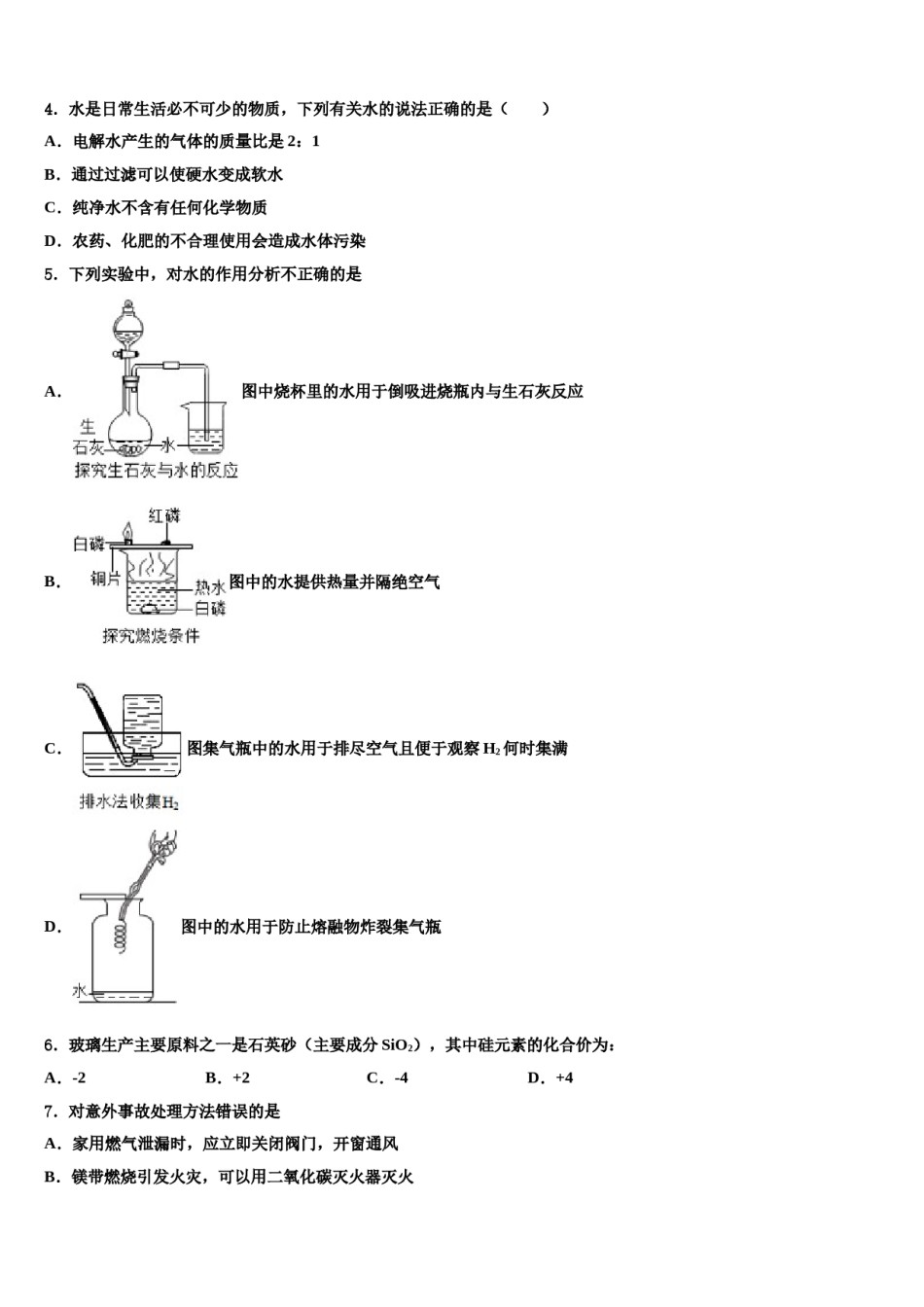 2024届湖南常德芷兰实验校中考化学全真模拟试题含解析.doc_第2页
