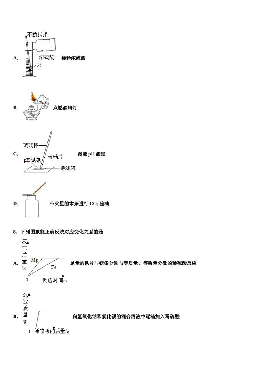 2024届湖南省长沙市岳麓区长郡梅溪湖中考联考化学试卷含解析.doc_第2页