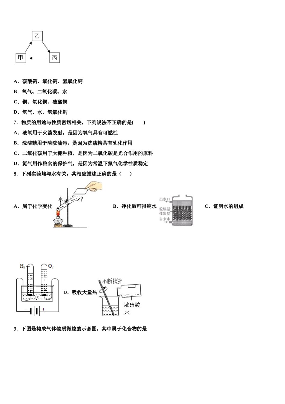 2024届湖南省长沙市湖南师大附中联考中考化学最后冲刺模拟试卷含解析.doc_第2页