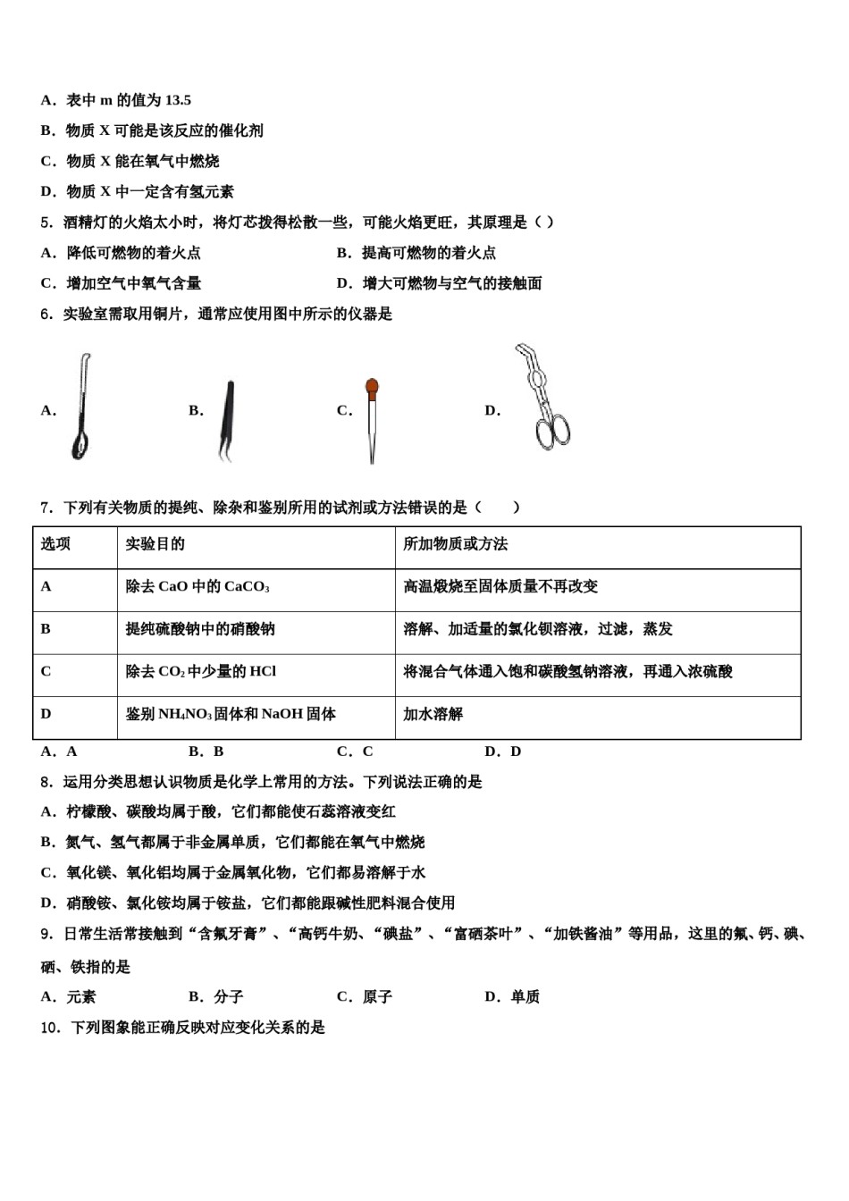 2024届甘肃省靖远县重点名校中考一模化学试题含解析.doc_第2页