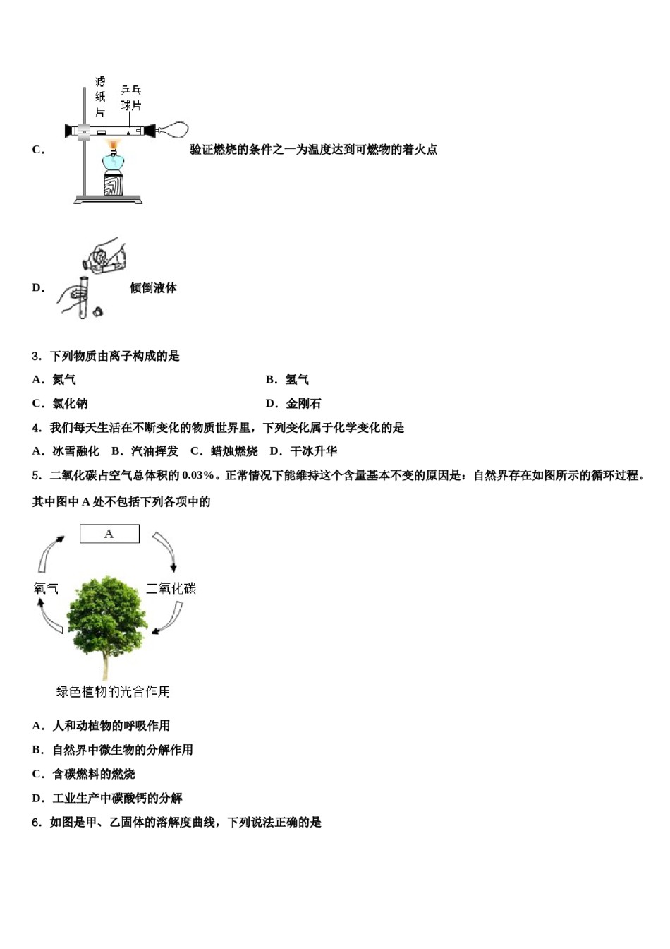 2024届苏州市工业重点中学中考化学押题试卷含解析.doc_第2页