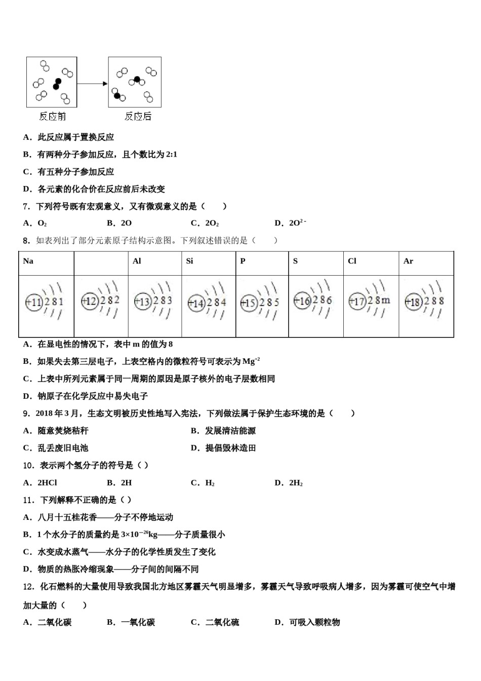 2024届西宁市重点中学中考二模化学试题含解析.doc_第2页