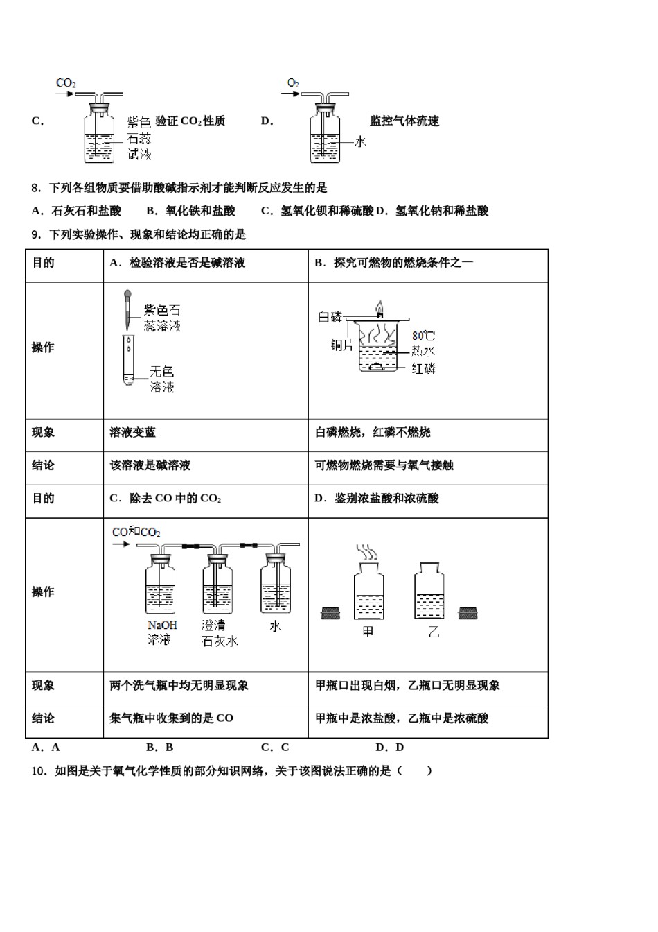 2024届陕西省延安市洛川县中考猜题化学试卷含解析.doc_第3页