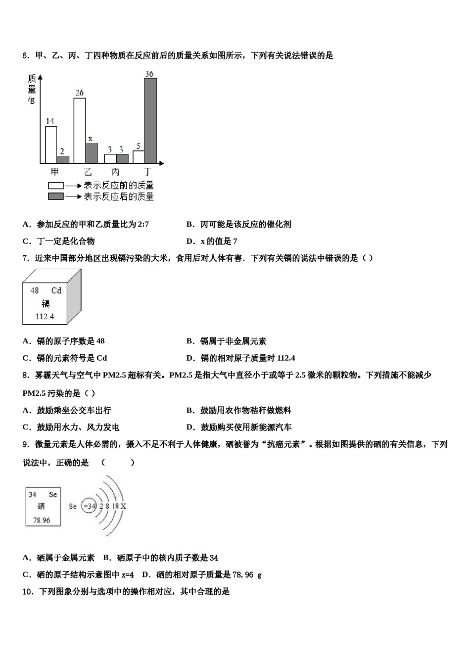 2024届陕西省西北工业大咸阳启迪中学中考化学押题卷含解析.doc_第3页
