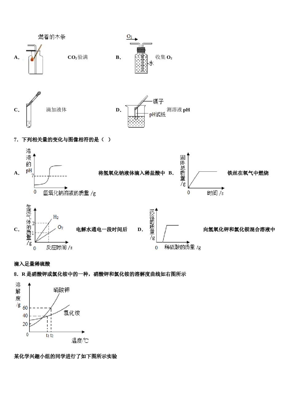 上海市交大二附中2024年中考化学最后冲刺浓缩精华卷含解析.doc_第2页