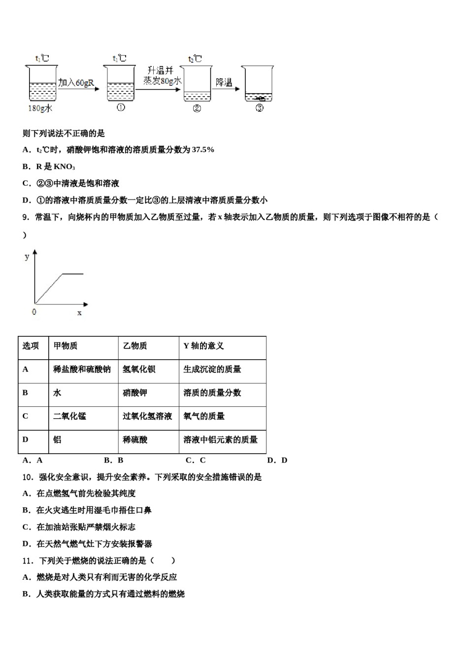 上海市交大二附中2024年中考化学最后冲刺浓缩精华卷含解析.doc_第3页