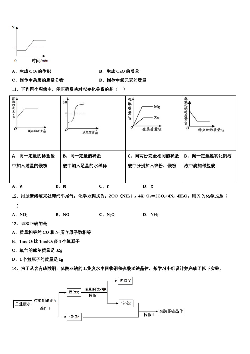 上海市娄山中学2023-2024学年中考冲刺卷化学试题含解析.doc_第3页