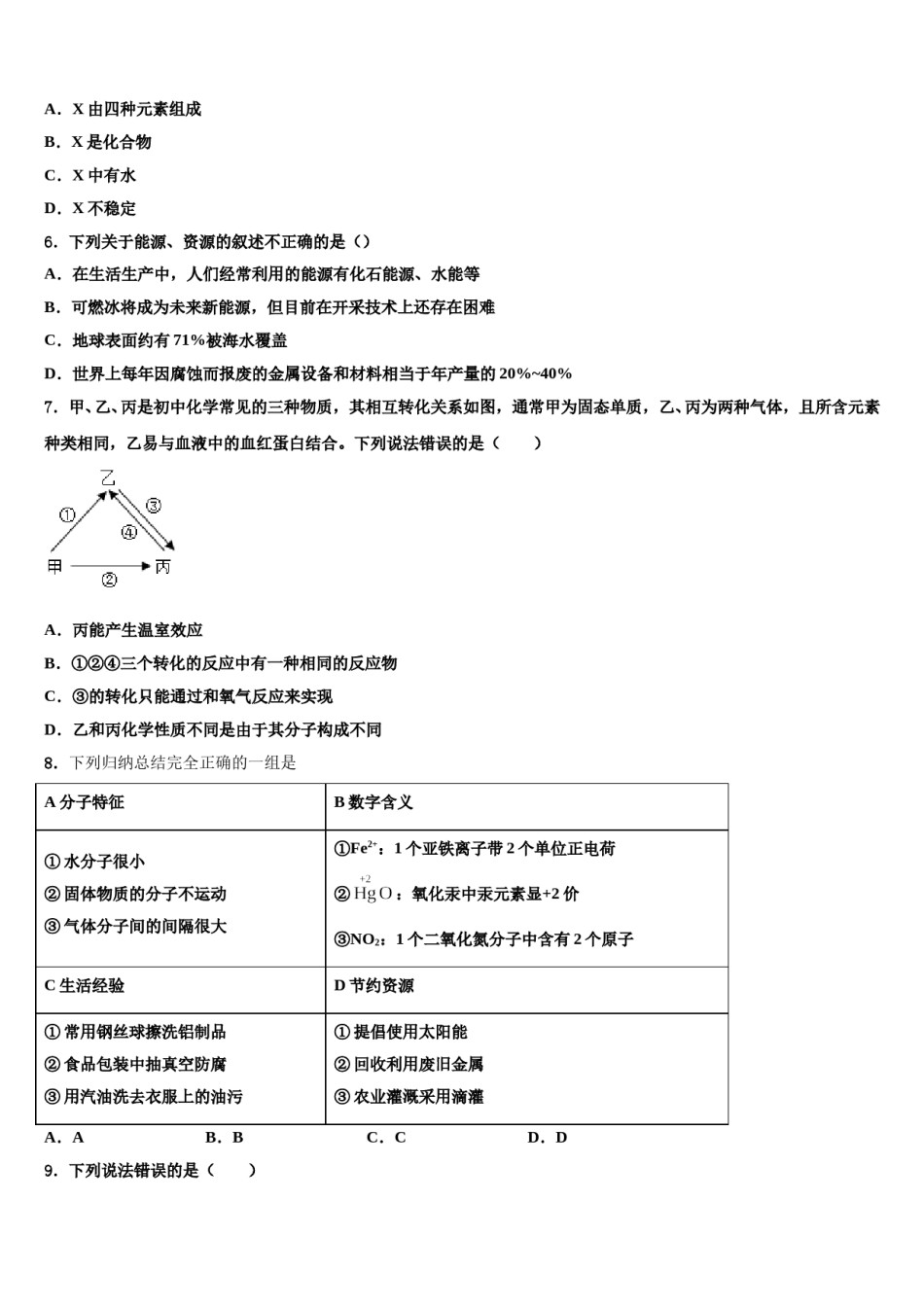 上海市建平西校2024届中考二模化学试题含解析.doc_第2页