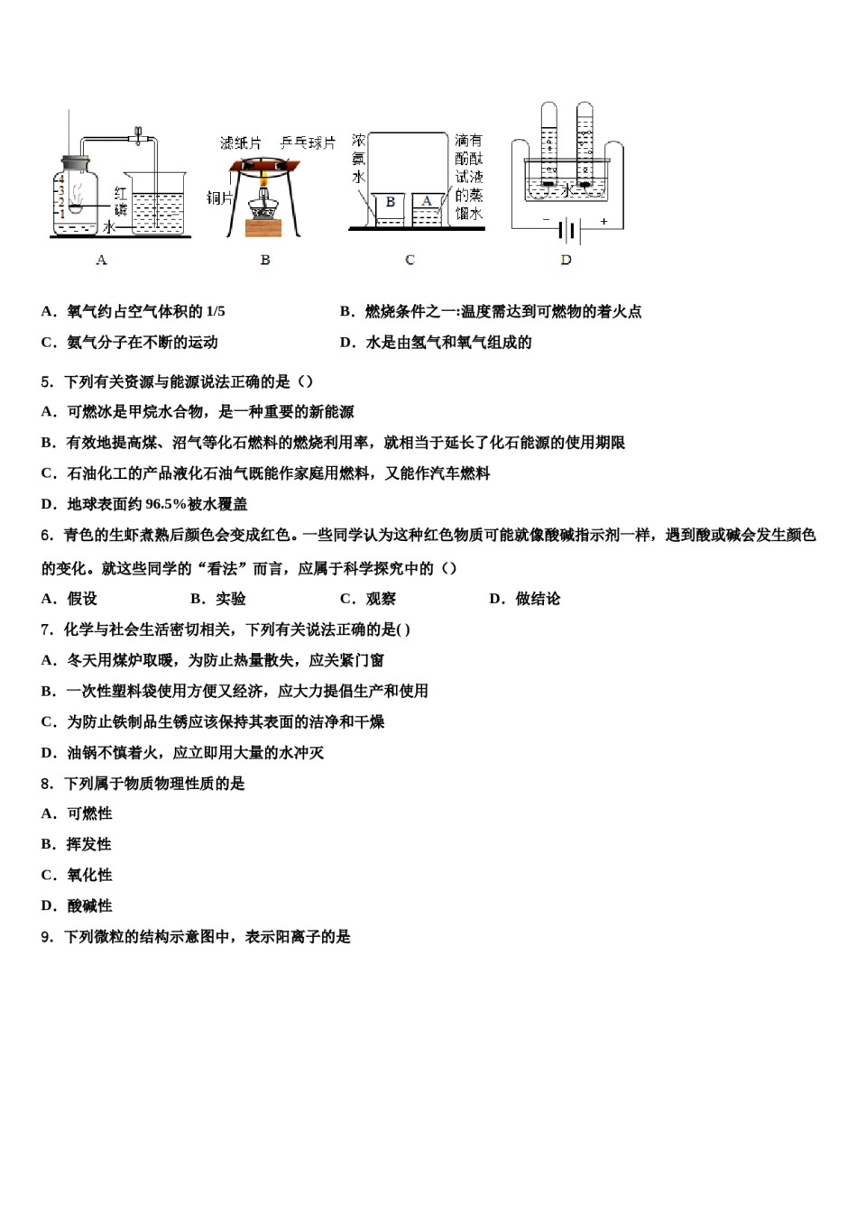 云南省云南大学附属中学2023-2024学年中考猜题化学试卷含解析.doc_第2页