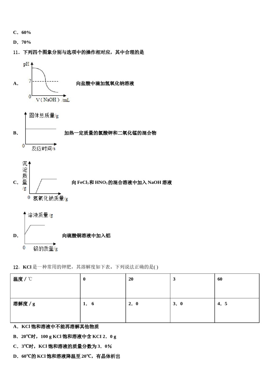 内蒙古北京八中乌兰察布分校2024届中考试题猜想化学试卷含解析.doc_第3页