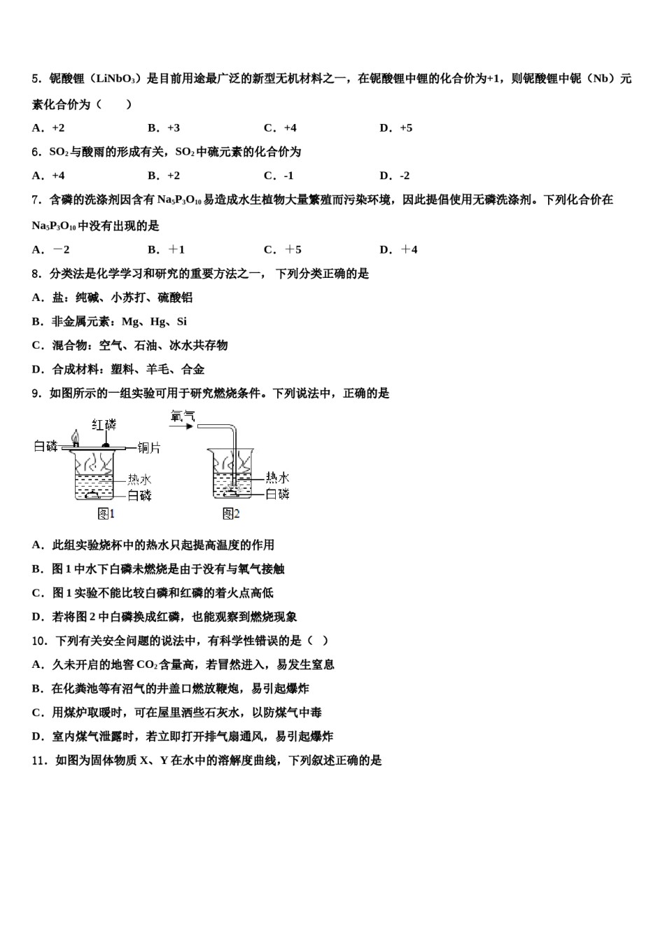 内蒙古呼和浩特市重点中学2024年中考化学押题卷含解析.doc_第2页