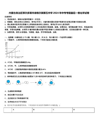 内蒙古自治区鄂尔多斯市准格尔旗第五中学2024年中考考前最后一卷化学试卷含解析.doc