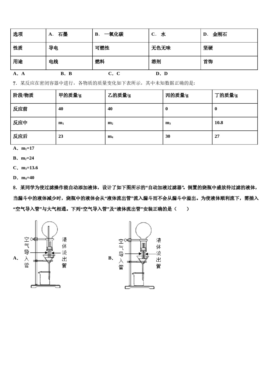 北京市大兴区重点中学2023-2024学年中考化学最后冲刺浓缩精华卷含解析.doc_第2页