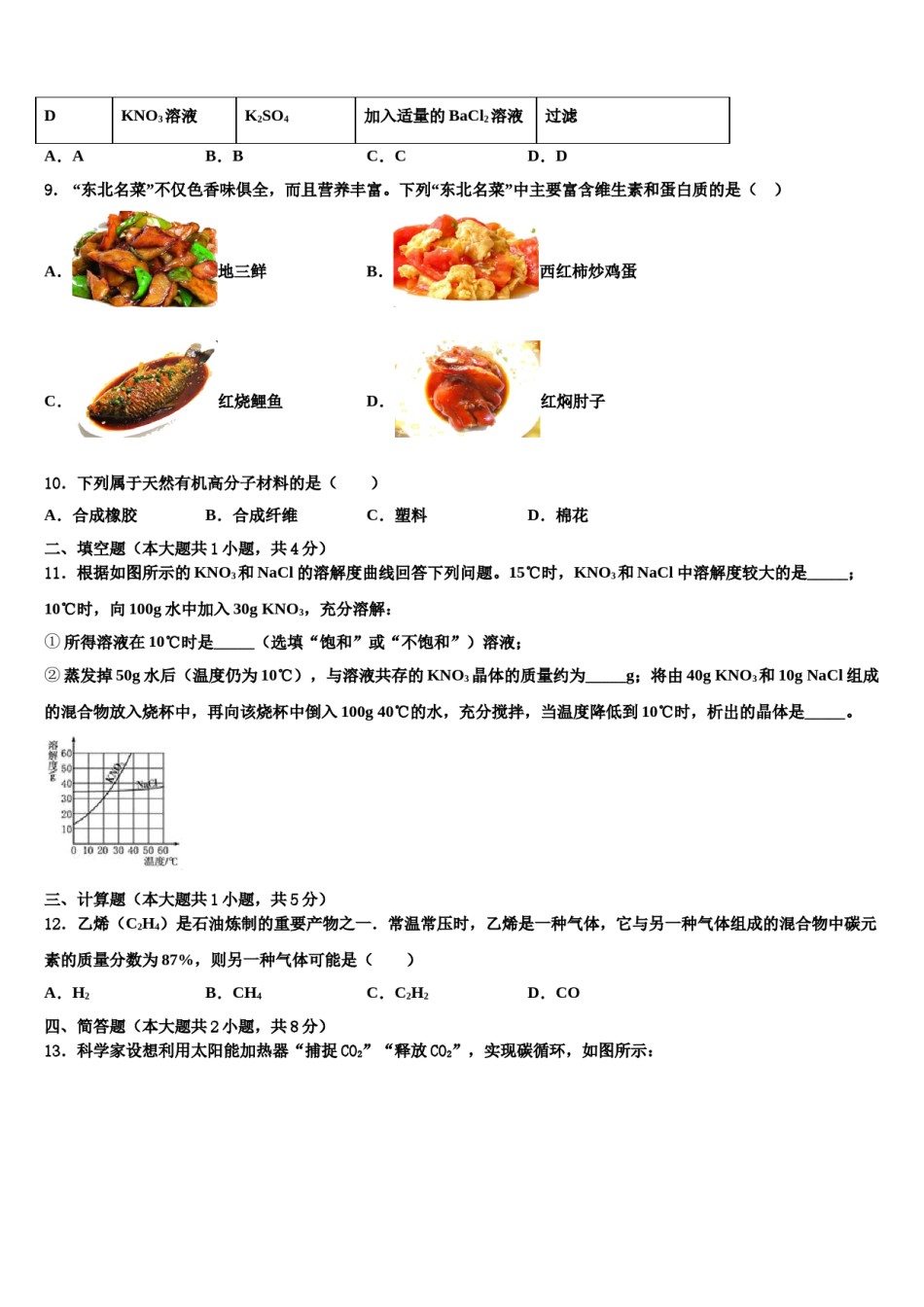 北京市昌平临川育人校2024届中考化学最后冲刺模拟试卷含解析.doc_第3页