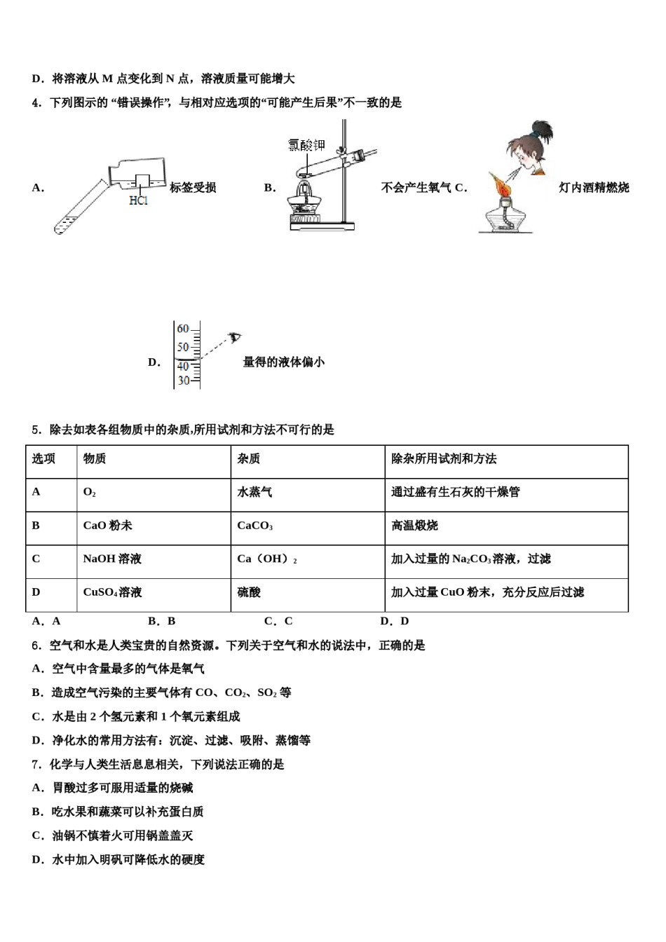 北京昌平五中2024届中考化学仿真试卷含解析.doc_第2页
