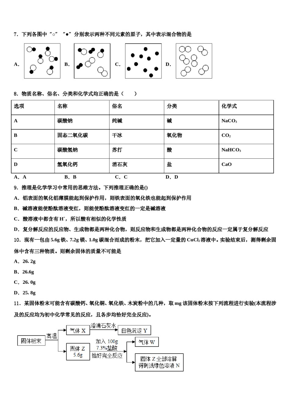 十堰市茂华中学2023-2024学年中考化学模试卷含解析.doc_第2页