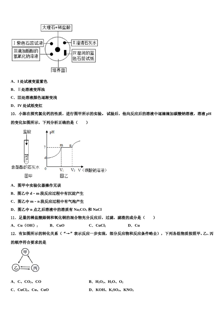 吉林省长春市净月区委托管理校2024年中考化学最后冲刺模拟试卷含解析.doc_第3页