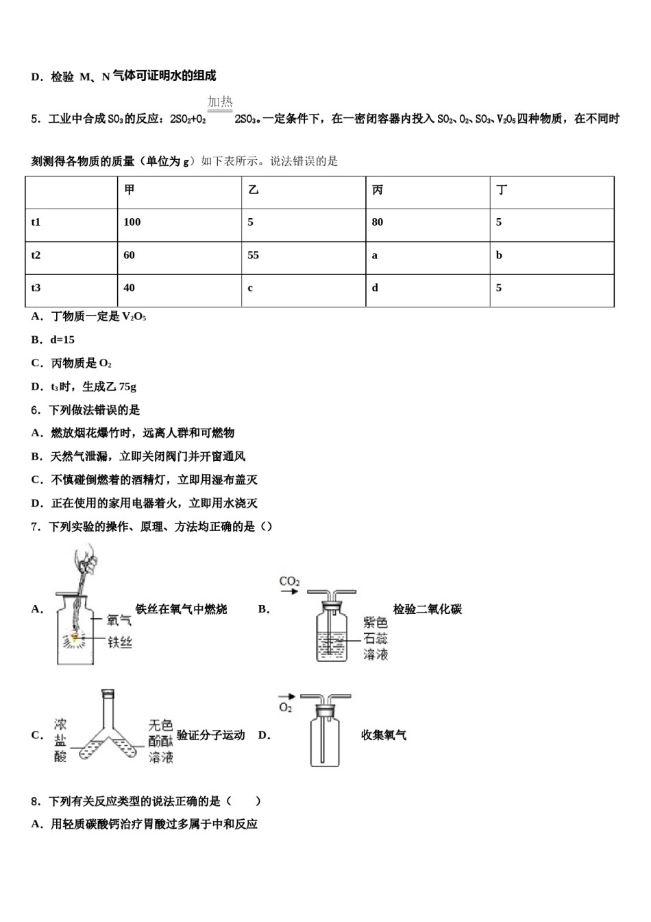 四川省乐山市市中学区重点名校2023-2024学年初中化学毕业考试模拟冲刺卷含解析.doc_第2页