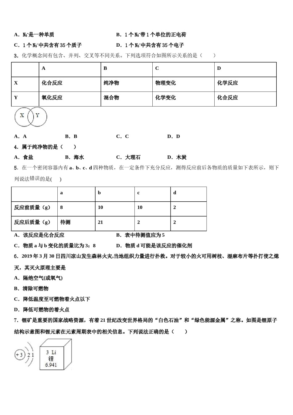 四川省乐山市第七中学重点名校2024年中考化学模试卷含解析.doc_第2页