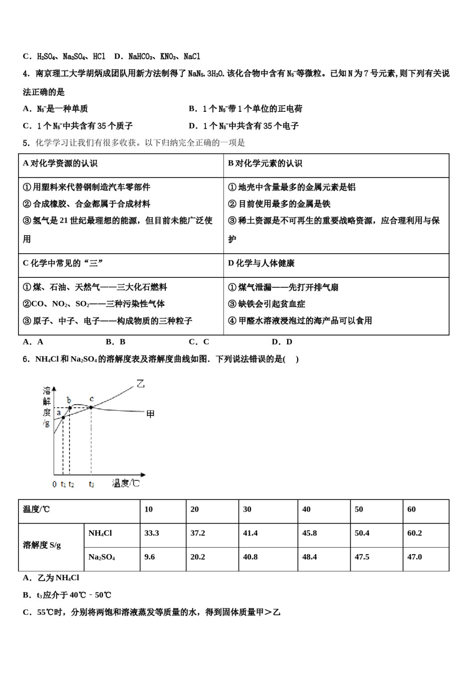 四川省成都市青白江区2024年中考考前最后一卷化学试卷含解析.doc_第2页