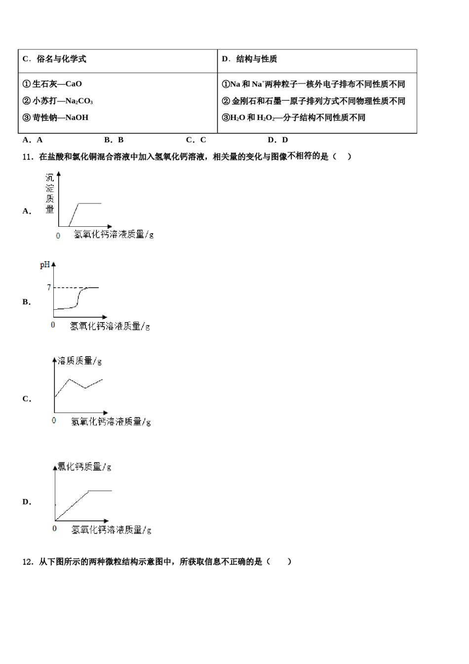 四川省部分地区2024年中考化学猜题卷含解析.doc_第3页
