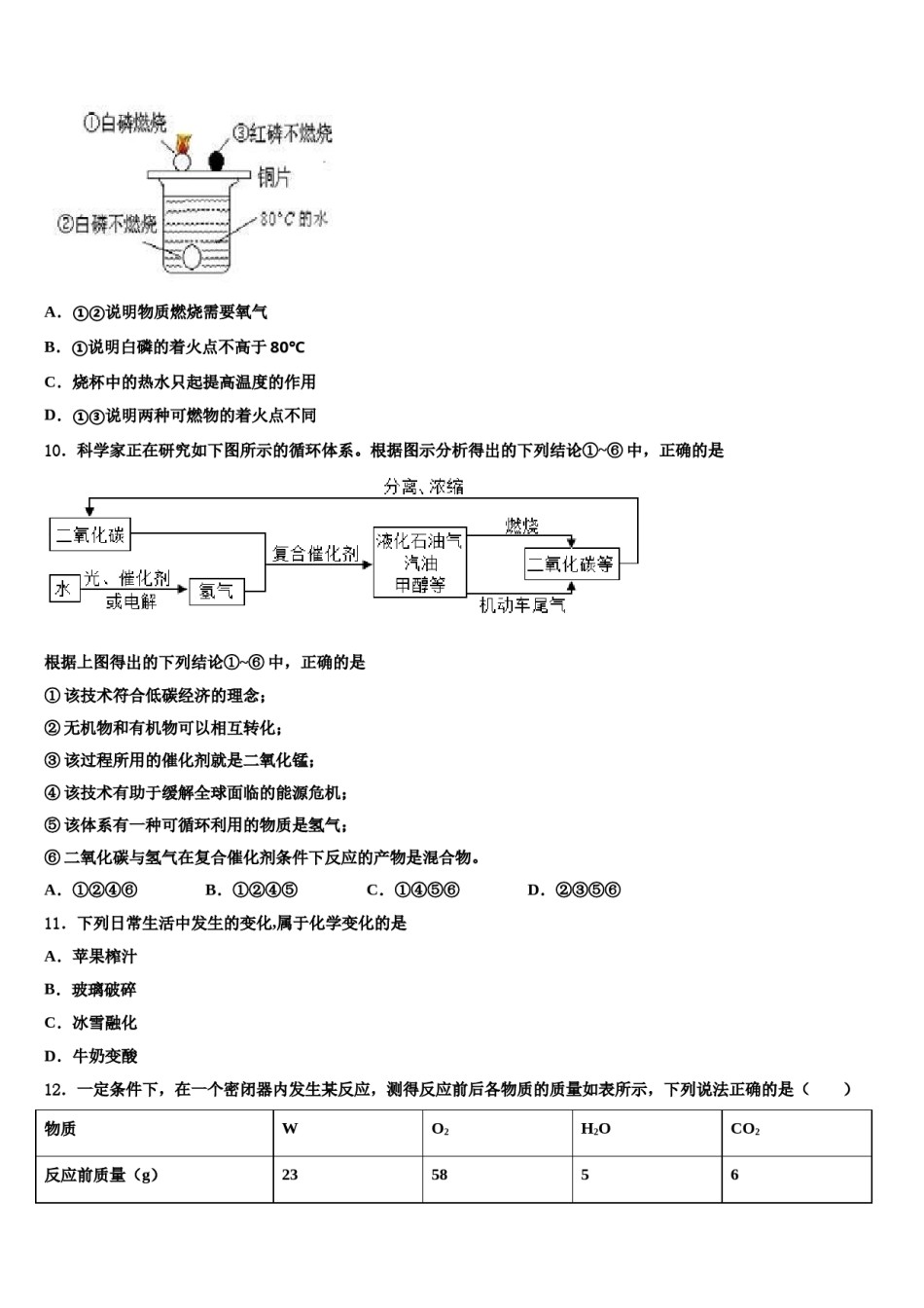 安徽省2024届十校联考最后化学试题含解析.doc_第3页